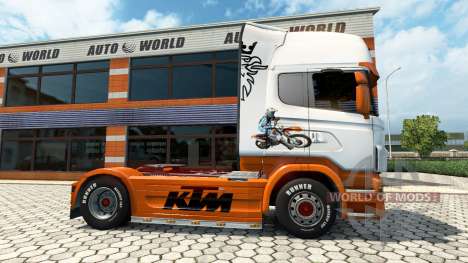KTM piel para Scania camión para Euro Truck Simulator 2