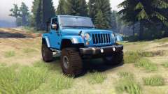 Jeep Wrangler blue para Spin Tires