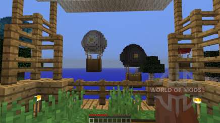 Hot Air Balloon Survival Survival Map para Minecraft