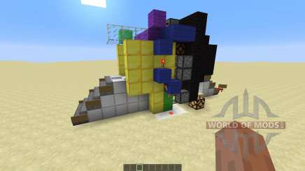 3 X 3 Piston door para Minecraft