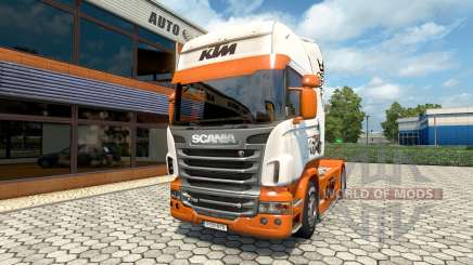 KTM piel para Scania camión para Euro Truck Simulator 2