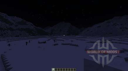 Realistic Snowy Mountains Costum Terrain para Minecraft