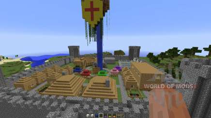 Small Giant Castle Water Base para Minecraft