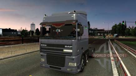 DAF 95XF SpaceCab & Interior para Euro Truck Simulator 2