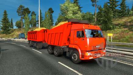 El tándem de KAMAZ para Euro Truck Simulator 2