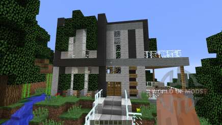 Modern Cliffside House para Minecraft