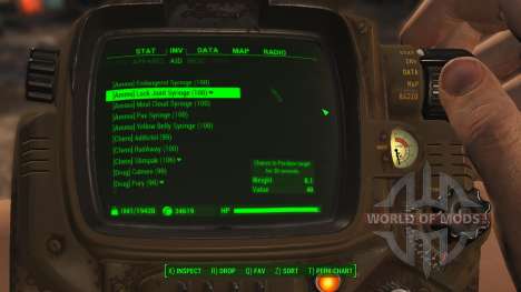 Fácil clasificación de los elementos para Fallout 4