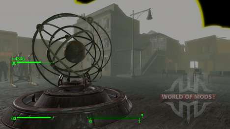 El teletransportador en la sala de los desarroll para Fallout 4