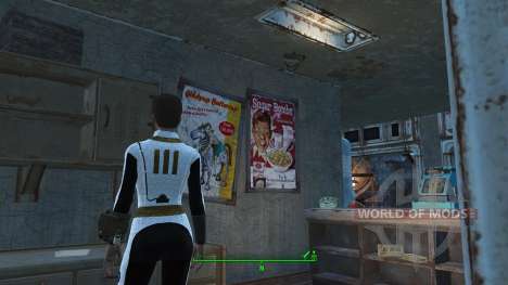 Blanco mono Bóveda 111 para Fallout 4