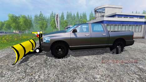 Dodge Pickup [snowplow] v2.1 para Farming Simulator 2015