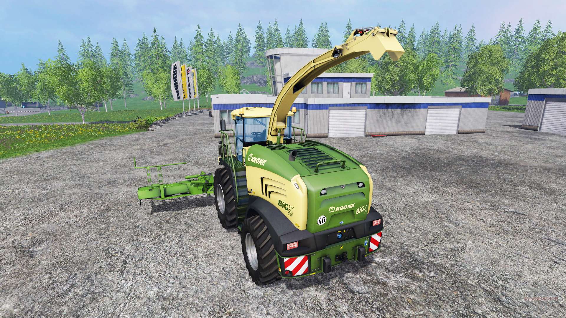 Krone Big X 580 V11 Para Farming Simulator 2015 9227