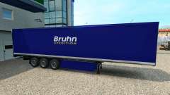 La piel Bruhn en el remolque para Euro Truck Simulator 2