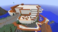Modern Tony Stark Based Cliff-side Mansion para Minecraft