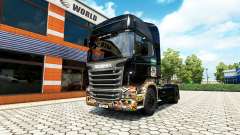 Etiqueta Engomada de la piel Bombas en la unidad tractora Scania para Euro Truck Simulator 2