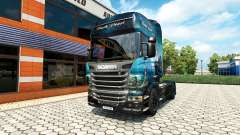 La Perla negra de la piel para Scania camión para Euro Truck Simulator 2