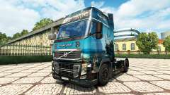 La Perla negra de la piel para camiones Volvo para Euro Truck Simulator 2