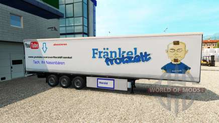 La piel es Harald Frankel en el remolque para Euro Truck Simulator 2