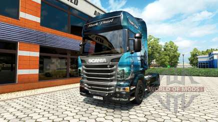 La Perla negra de la piel para Scania camión para Euro Truck Simulator 2