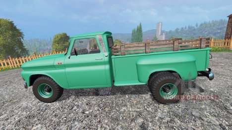 Chevrolet C10 Fleetside 1966 [custom] para Farming Simulator 2015