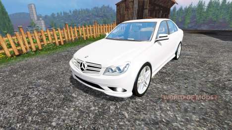 Mercedes-Benz C350 CDI para Farming Simulator 2015