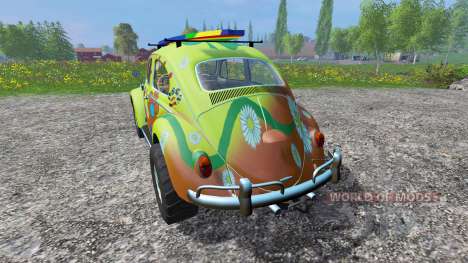 Volkswagen Beetle 1966 [peace and love] para Farming Simulator 2015