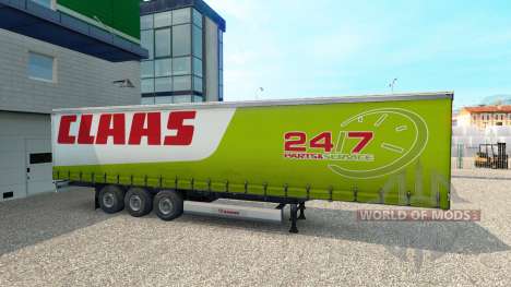 La piel de CLAAS remolque para Euro Truck Simulator 2