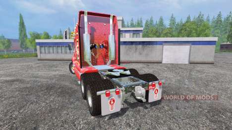 Kenworth T2000 [Coca-Cola Christmas] v1.1 para Farming Simulator 2015