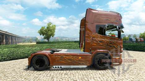 Scania R Black Amber v2.5 para Euro Truck Simulator 2