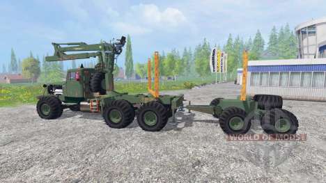 KrAZ-255 B1 [madera] v2.5 para Farming Simulator 2015