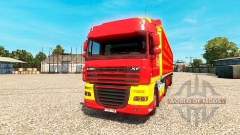 DLRG skin for DAF truck para Euro Truck Simulator 2