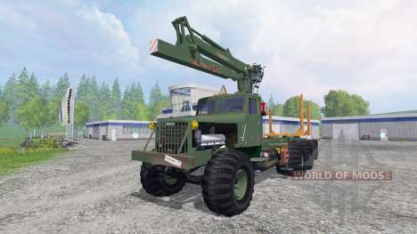KrAZ-255 B1 [madera] v2.5 para Farming Simulator 2015