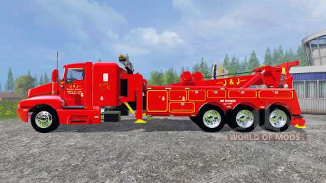 Kenworth T600B [tow truck] para Farming Simulator 2015