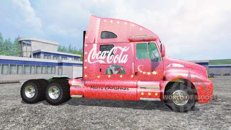 Kenworth T2000 [Coca-Cola Christmas] para Farming Simulator 2015