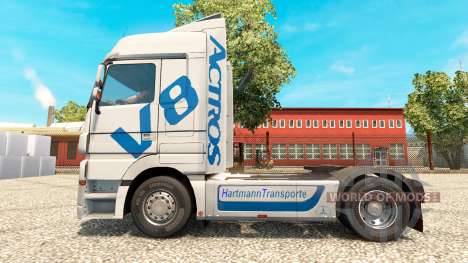 Hartmann Transporte de la piel para camión Merce para Euro Truck Simulator 2