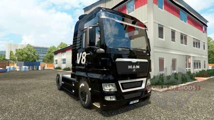 V8 de piel para HOMBRE camiones para Euro Truck Simulator 2