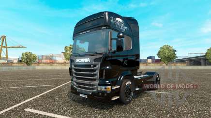 El rápido y el furioso 6 de la piel para Scania camión para Euro Truck Simulator 2