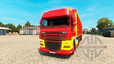 DLRG skin for DAF truck para Euro Truck Simulator 2