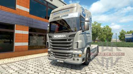 Hartmann Transporte de la piel para Scania camión para Euro Truck Simulator 2