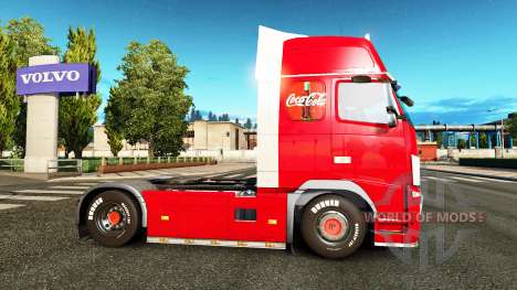 Skin Coca-Cola Volvo tractor para Euro Truck Simulator 2
