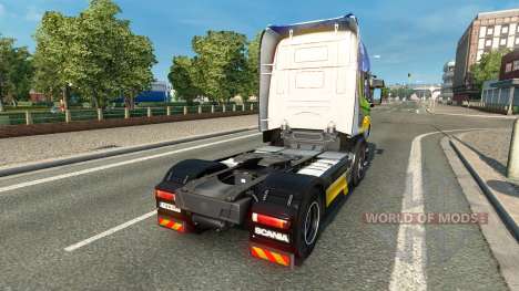 Gasunie de Transporte de la piel para Scania cam para Euro Truck Simulator 2