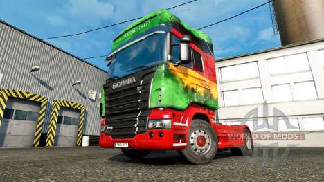 La piel Inferior en la unidad tractora Scania para Euro Truck Simulator 2