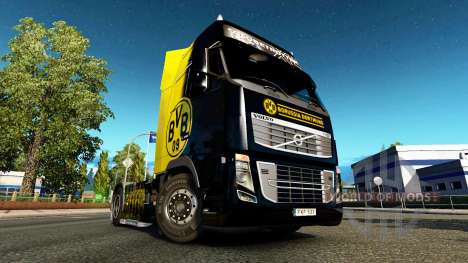 BvB piel para camiones Volvo para Euro Truck Simulator 2