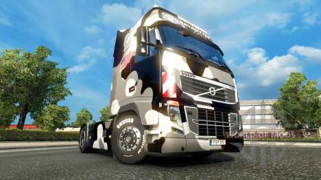La piel Ejército de los estados unidos de Nieve  para Euro Truck Simulator 2