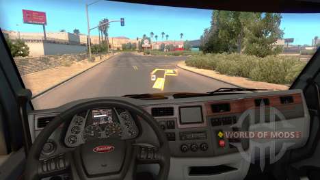 El holograma del minimapa para American Truck Simulator