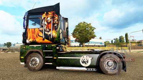 Piel de tigre para Renault camión para Euro Truck Simulator 2