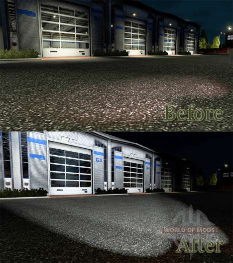 Luces antiniebla traseras para Euro Truck Simulator 2