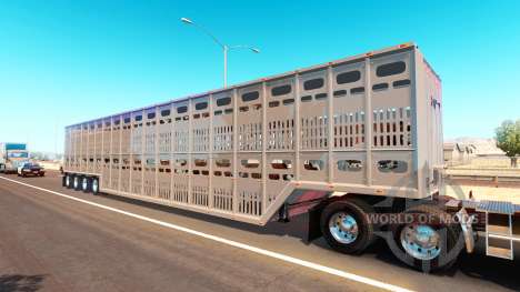 El transporte de animales semi-remolque para American Truck Simulator