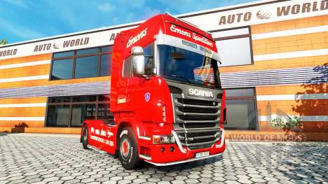 Emons de la piel para Scania camión para Euro Truck Simulator 2