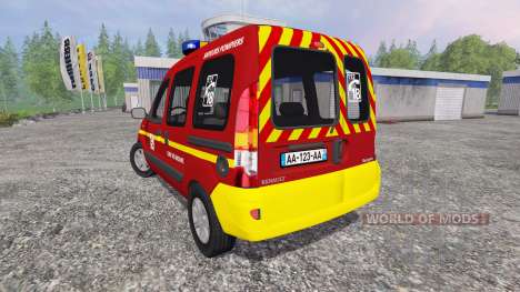 Renault Kangoo [fire service] para Farming Simulator 2015