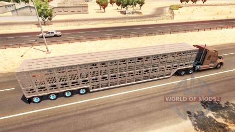 El transporte de animales semi-remolque para American Truck Simulator